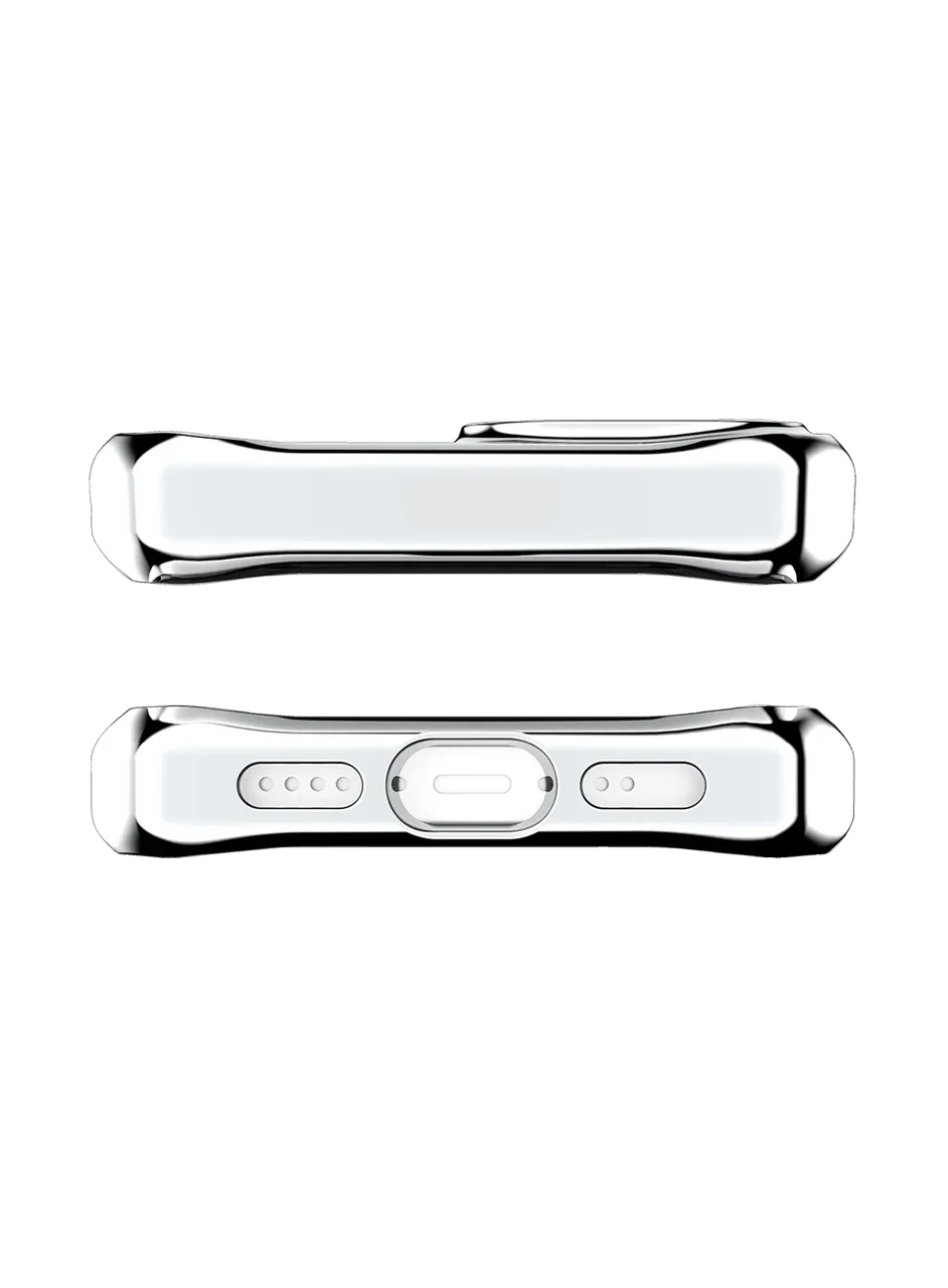 Itskins Hybrid Glass iPhone 13 Pro Cover - Silver - Tashqila Itskins Hybrid Glass iPhone 13 Pro Cover - Silver - Tashqila
